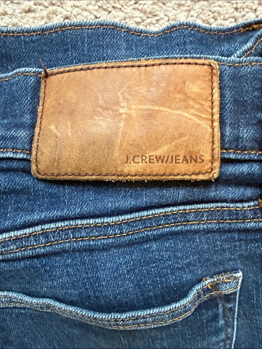 J. Crew 484 Men's Kurabo Japanese Slim Fit Jeans - 36 x 32